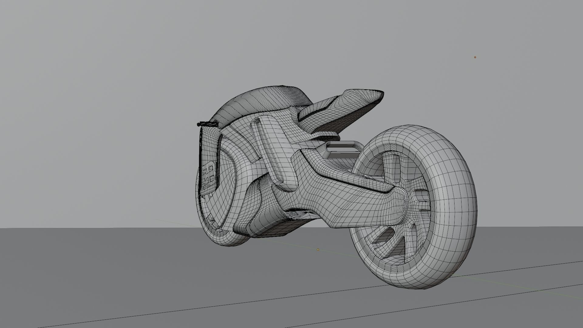 Sci-Fi concept Bike new 3D model_44