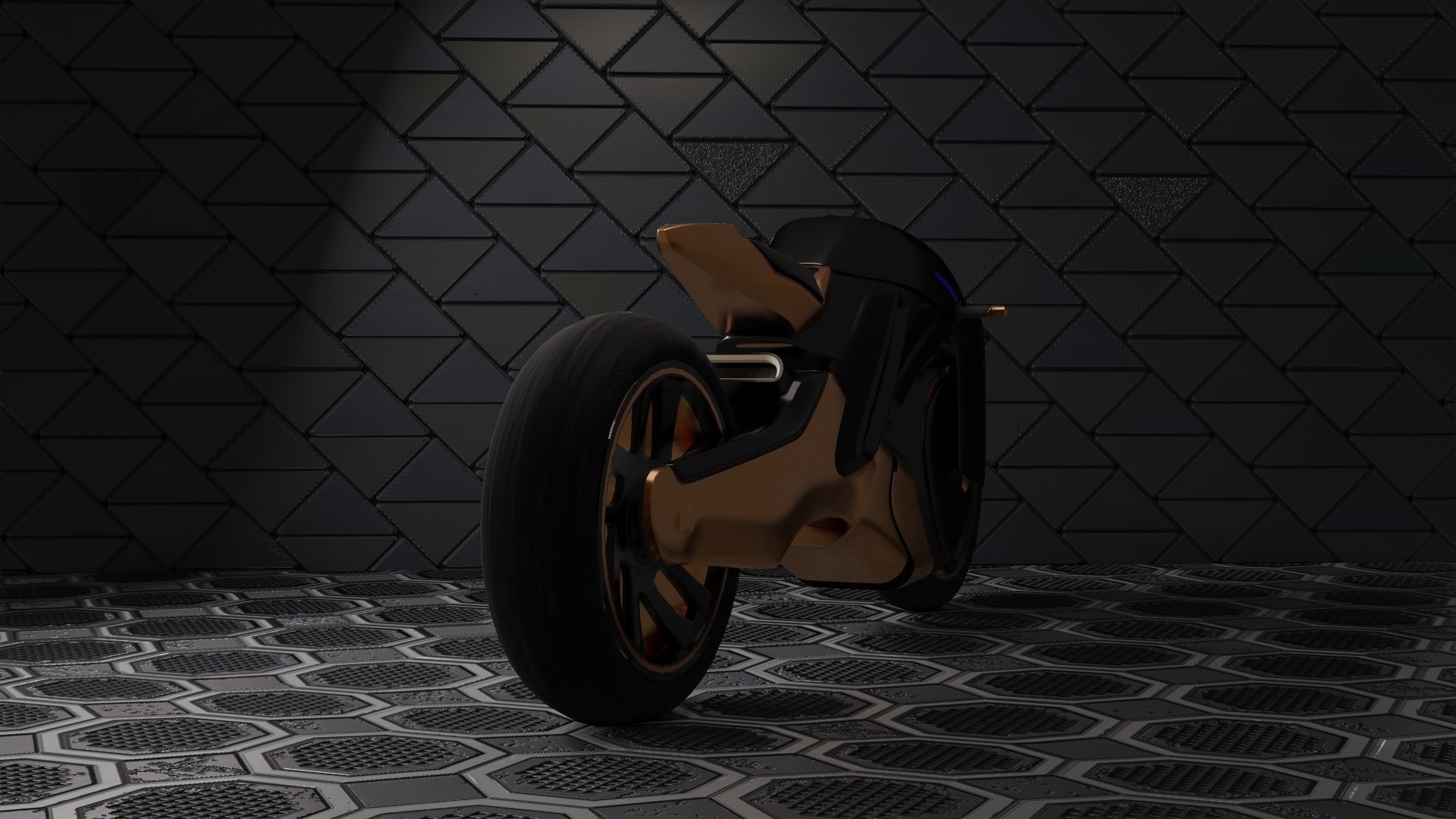 Sci-Fi concept Bike new 3D model_17