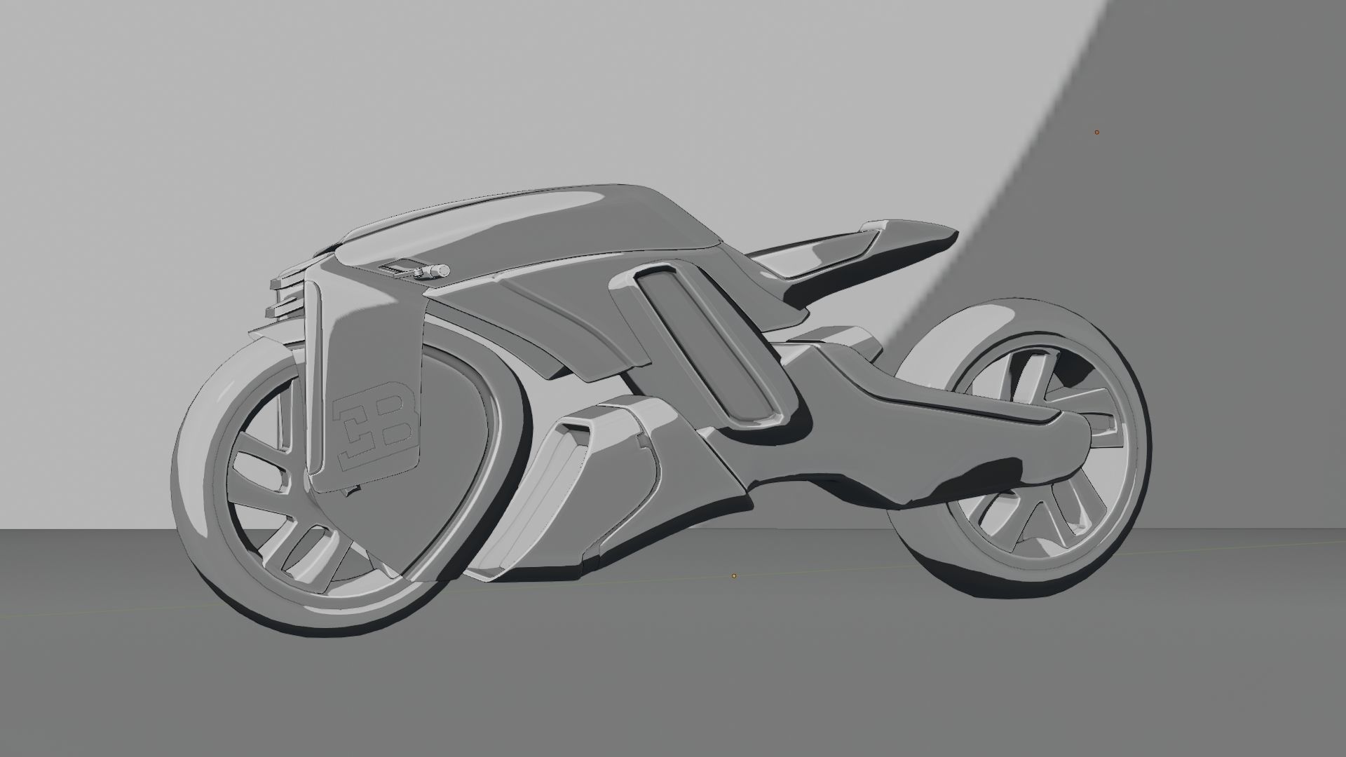 Sci-Fi concept Bike new 3D model_102