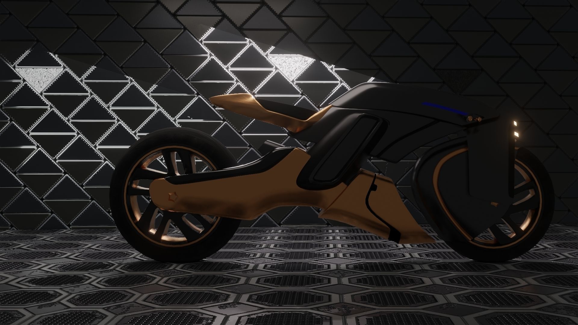 Sci-Fi concept Bike new 3D model_21