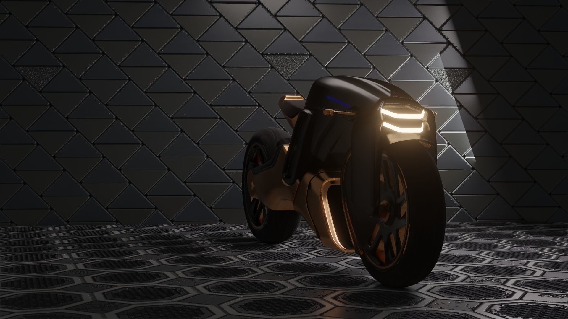 Sci-Fi concept Bike new 3D model_26