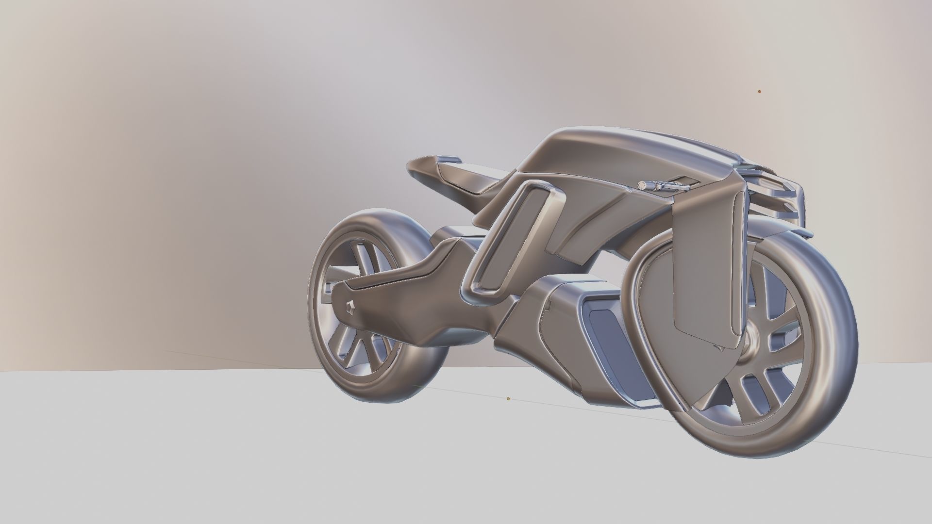 Sci-Fi concept Bike new 3D model_99