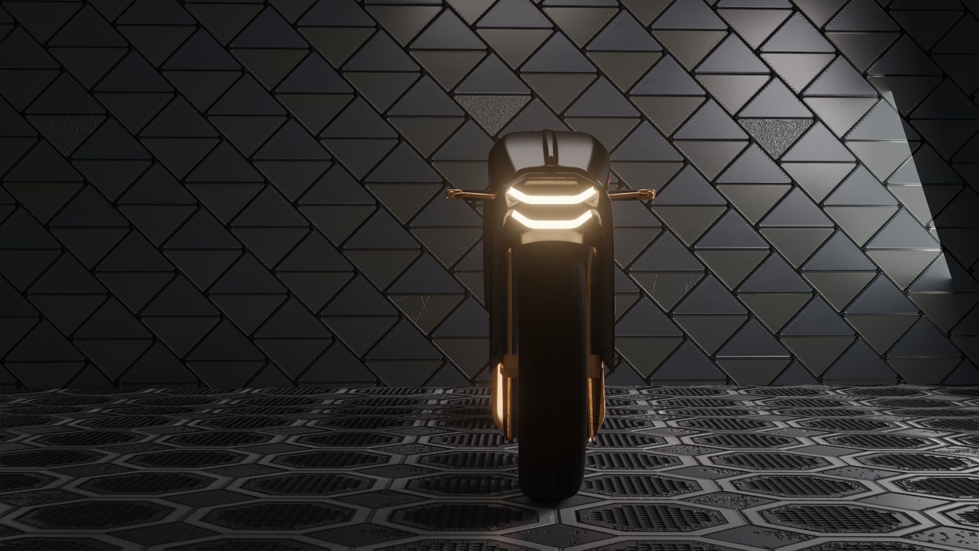 Sci-Fi concept Bike new 3D model_27