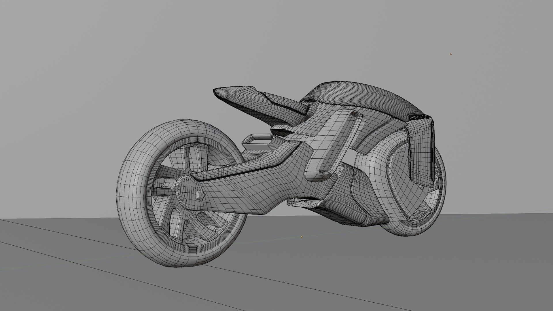 Sci-Fi concept Bike new 3D model_51