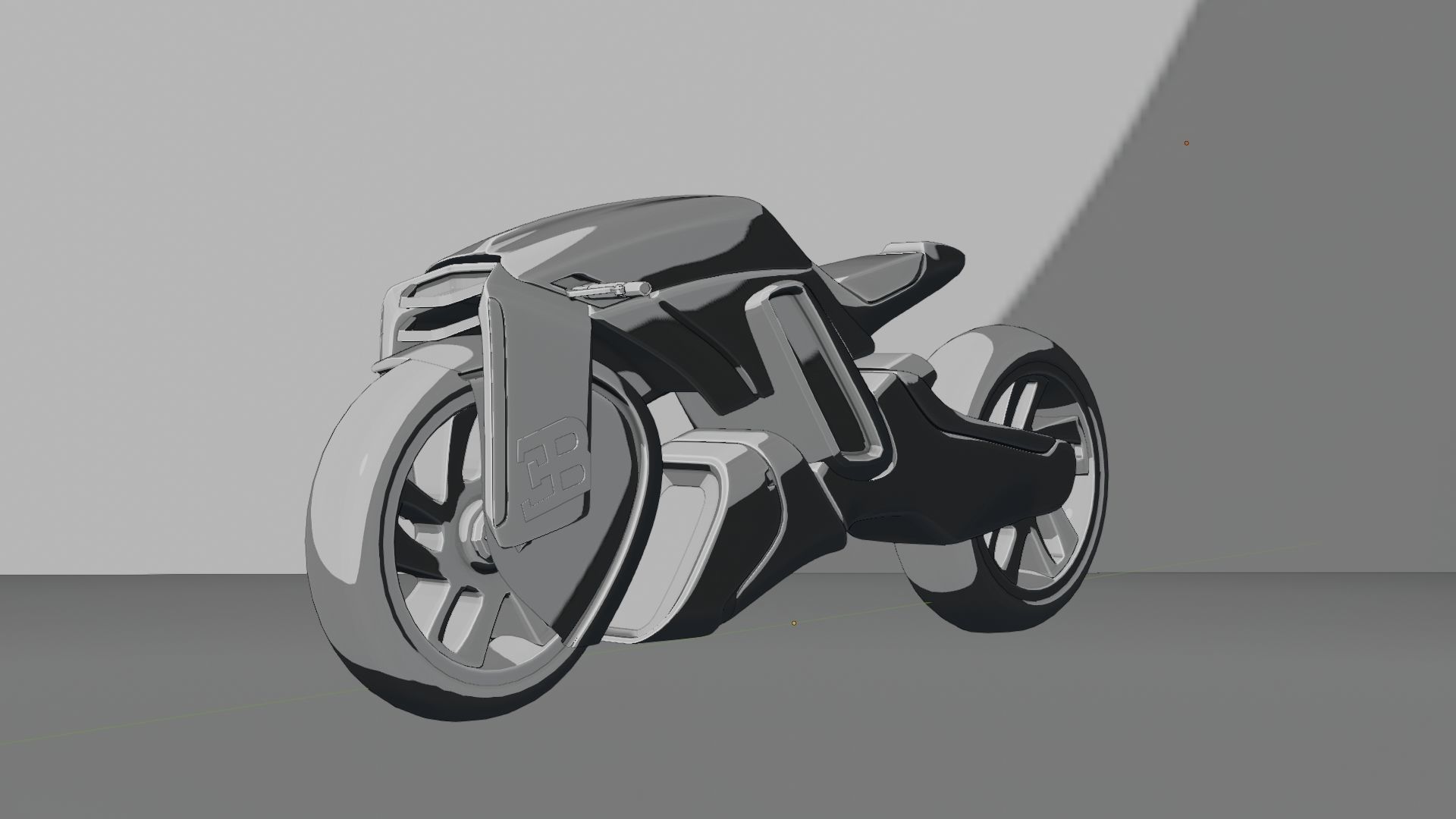 Sci-Fi concept Bike new 3D model_105