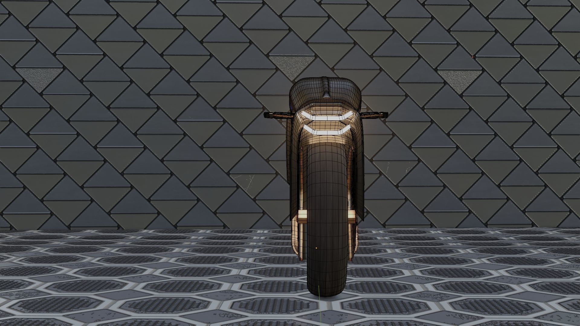 Sci-Fi concept Bike new 3D model_74