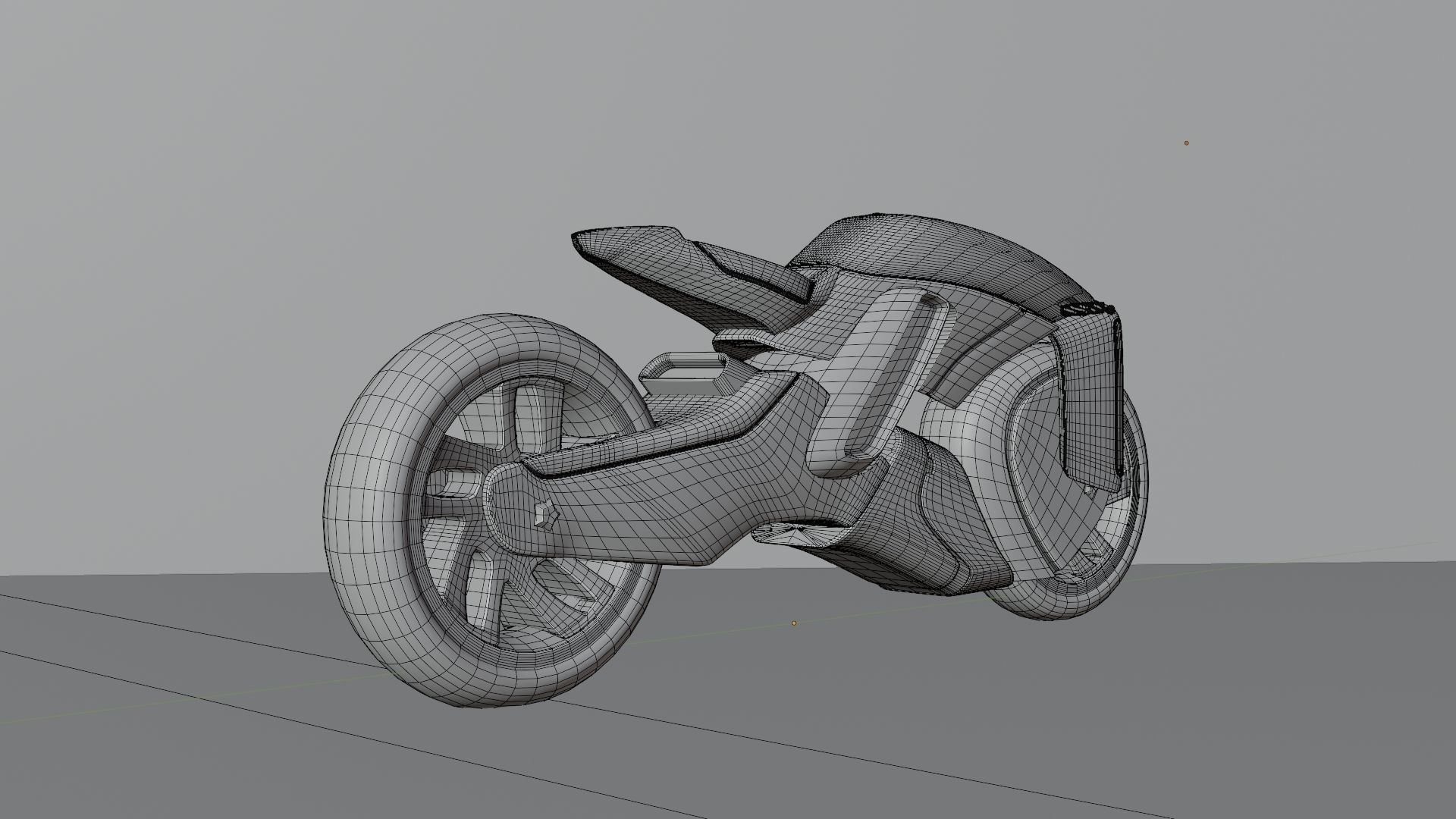Sci-Fi concept Bike new 3D model_70
