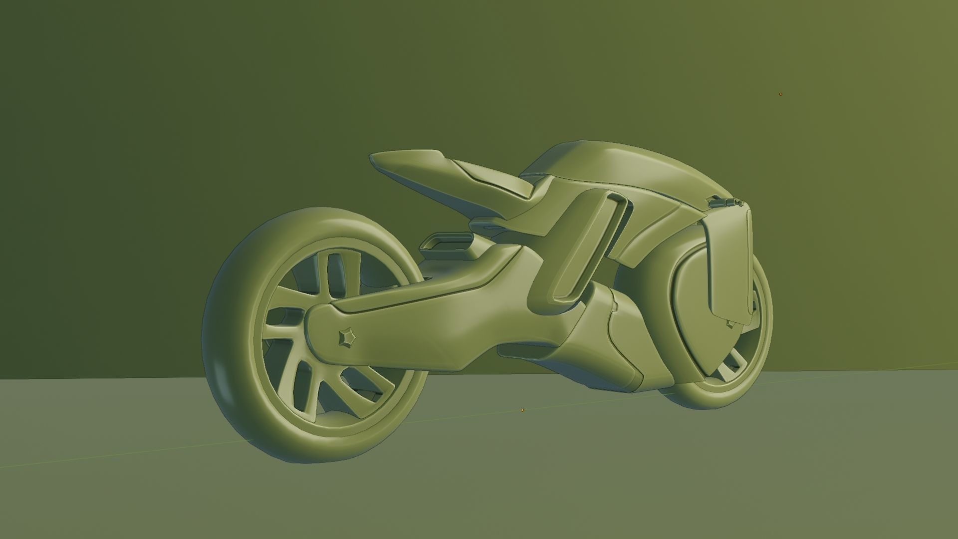 Sci-Fi concept Bike new 3D model_106