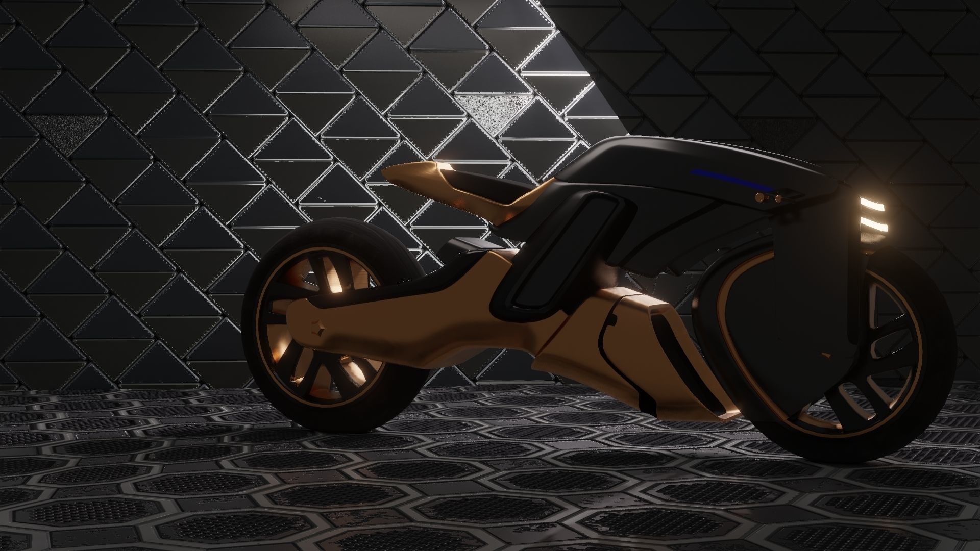 Sci-Fi concept Bike new 3D model_23