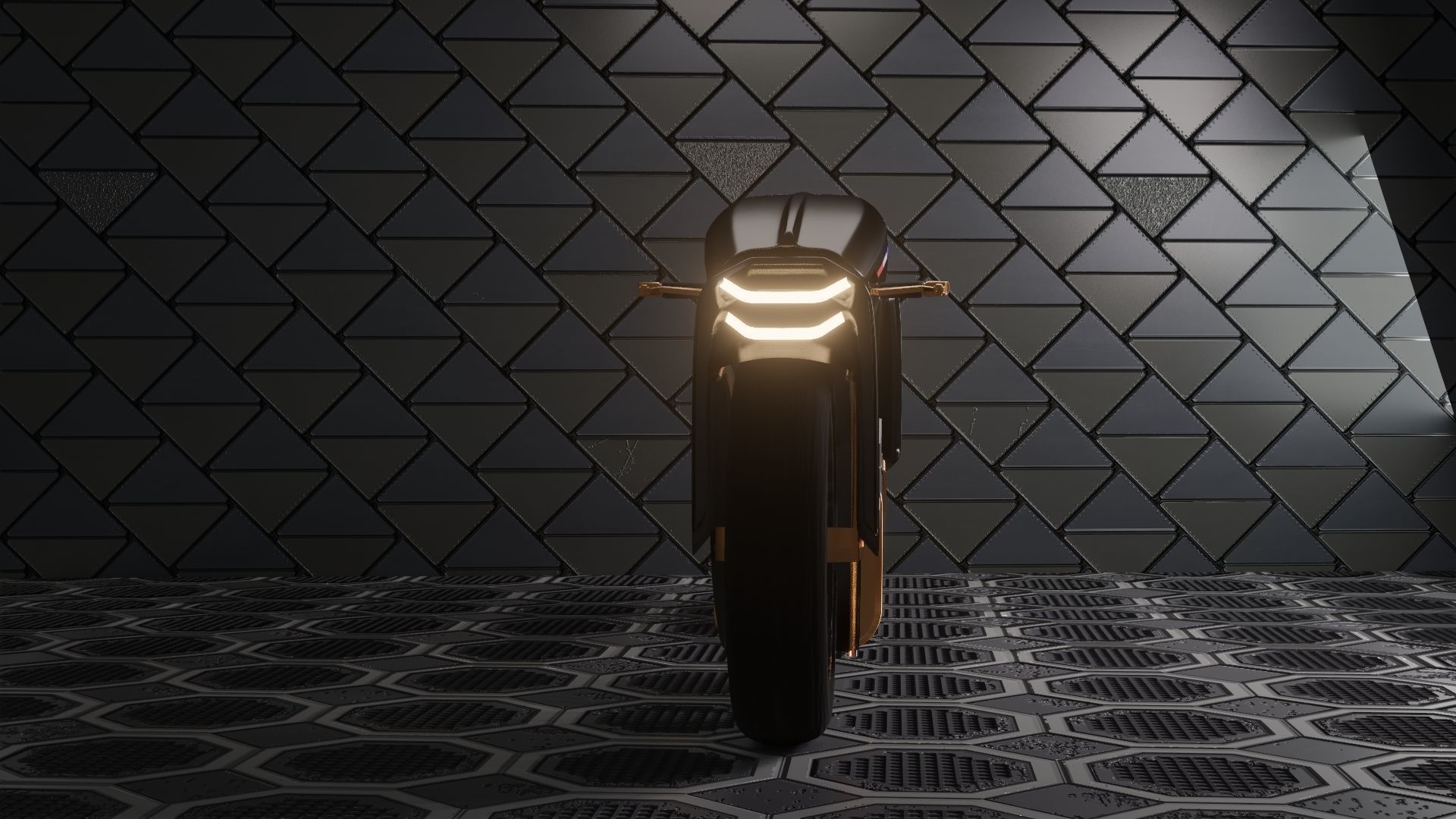 Sci-Fi concept Bike new 3D model_28