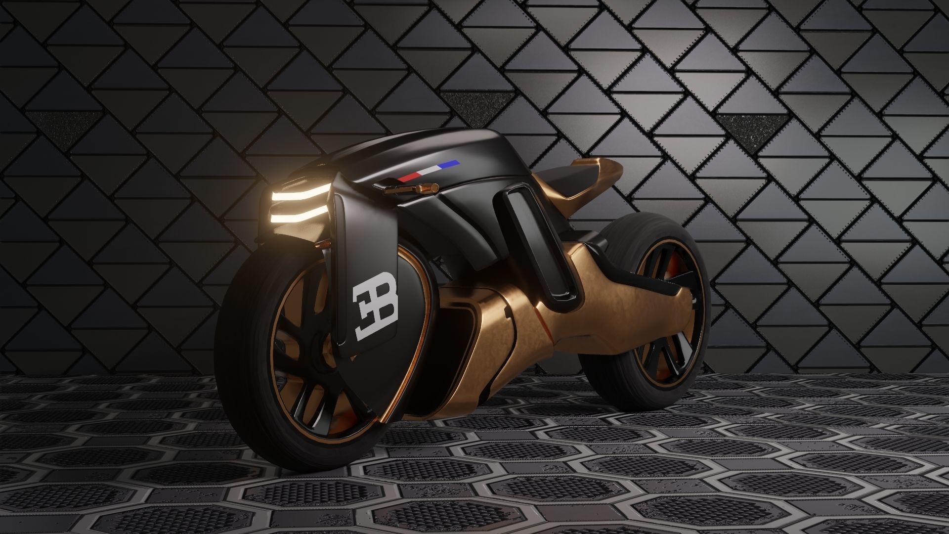 Sci-Fi concept Bike new 3D model_30