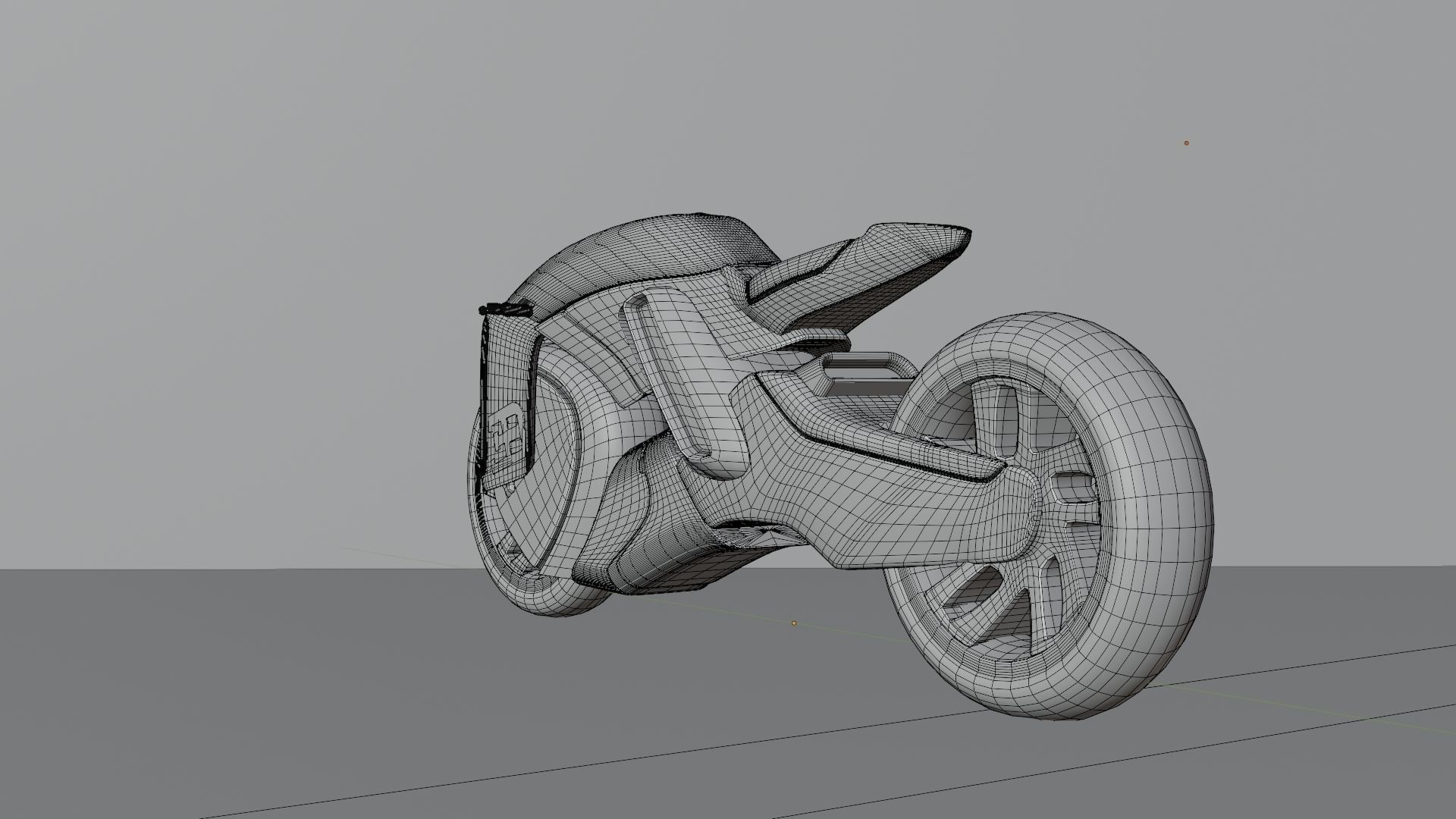 Sci-Fi concept Bike new 3D model_56