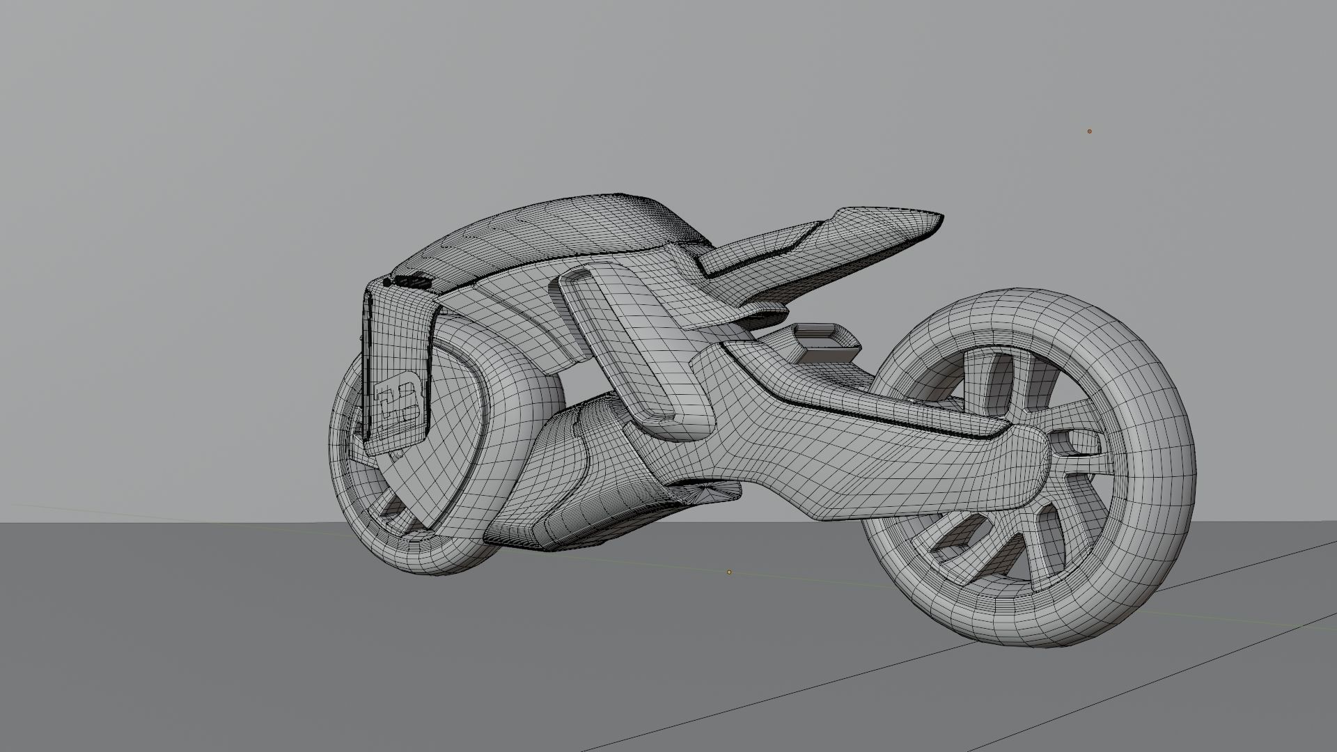 Sci-Fi concept Bike new 3D model_73