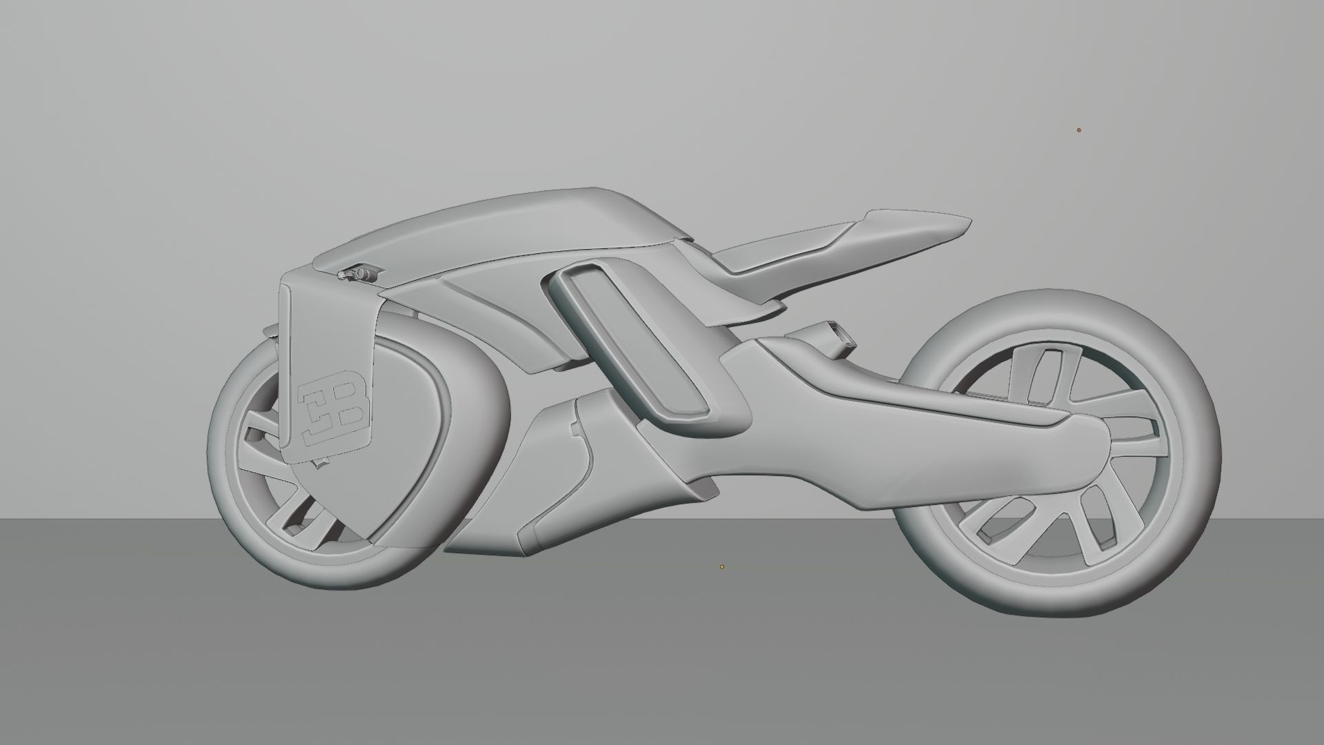 Sci-Fi concept Bike new 3D model_119