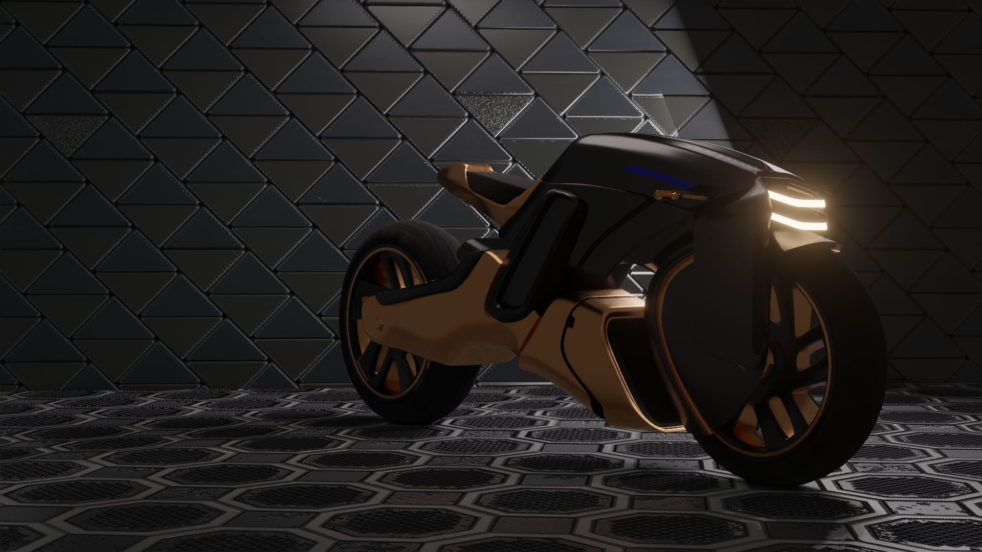 Sci-Fi concept Bike new 3D model_25