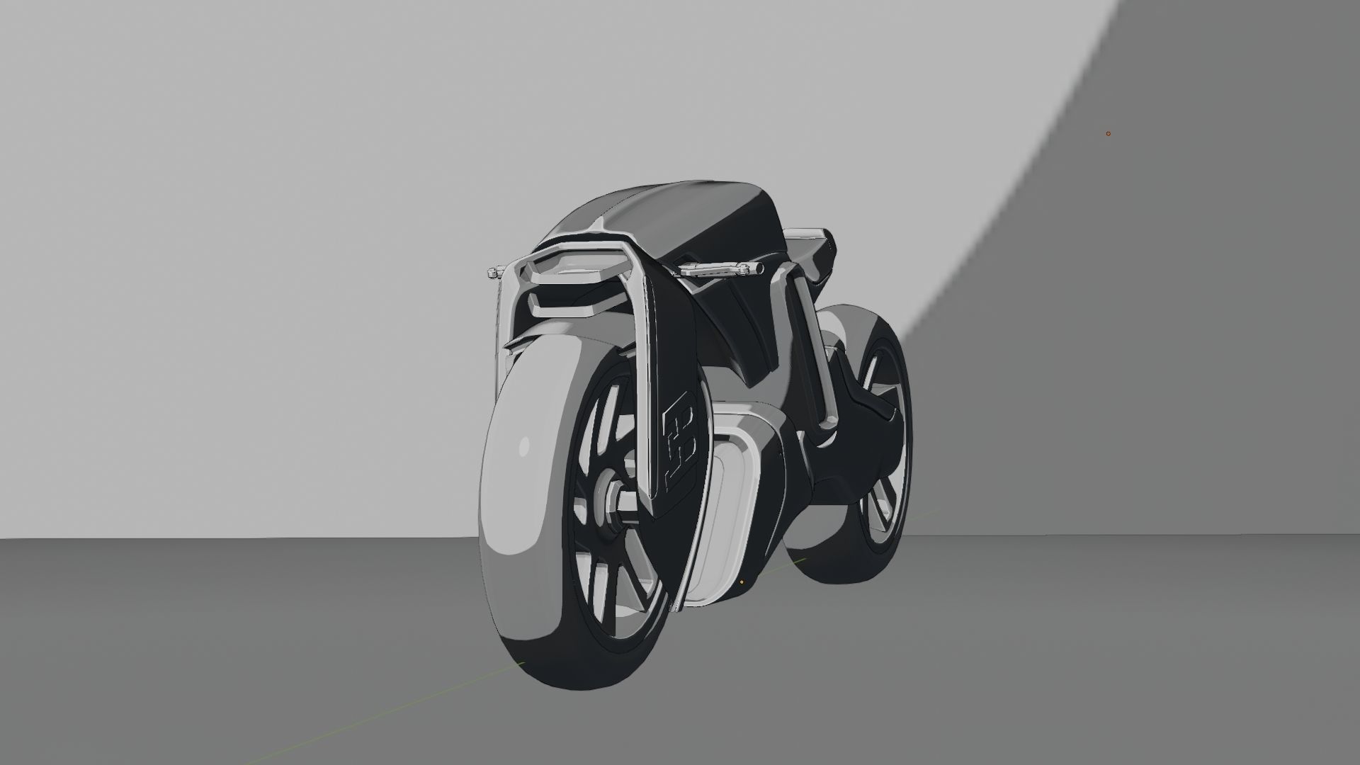 Sci-Fi concept Bike new 3D model_115