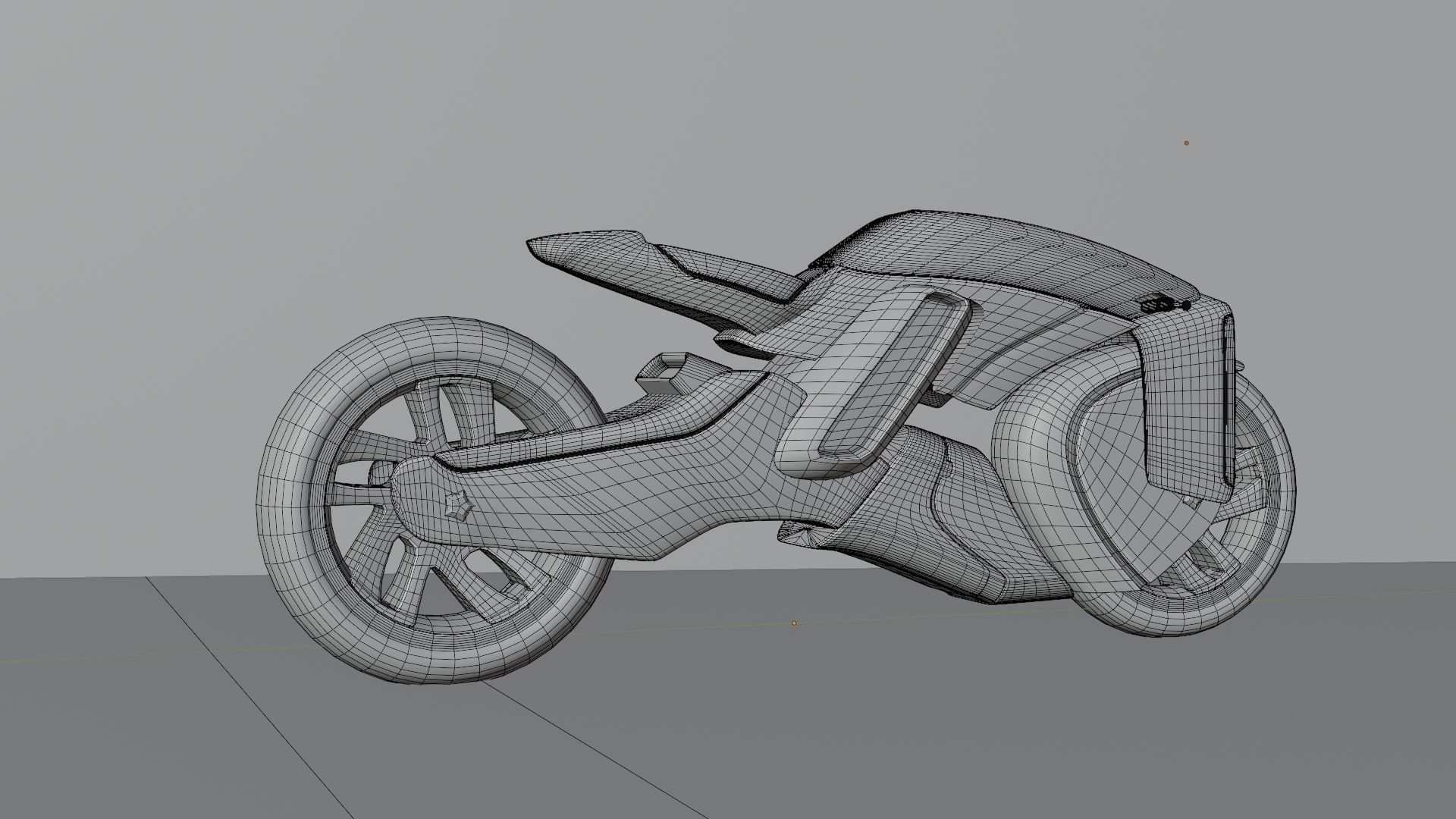 Sci-Fi concept Bike new 3D model_80