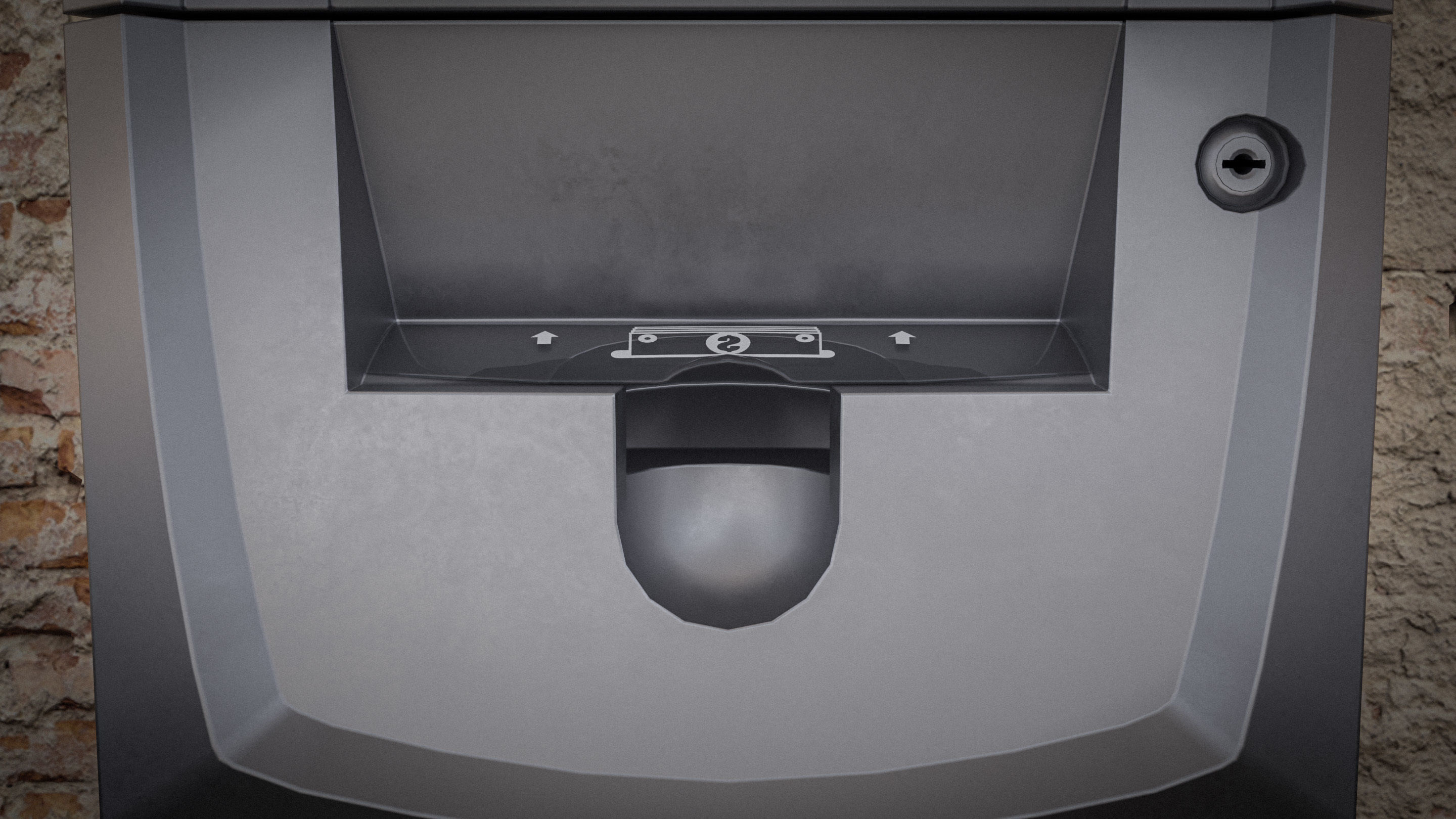 ATM Machine - Genmega G2500 Low-poly 3D model_10