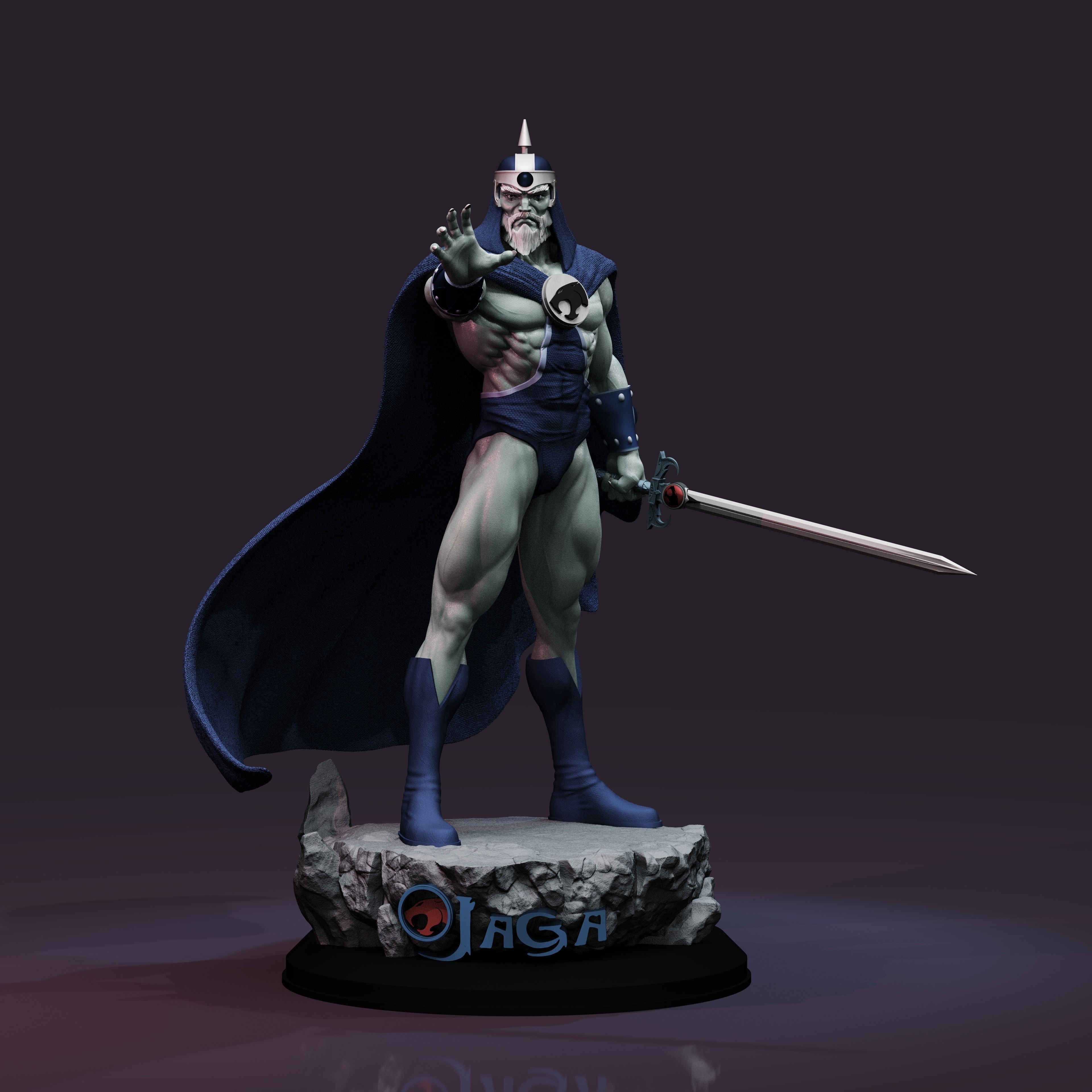 Jaga from Thundercats STL files for 3d printing collectibles 3D print model_2