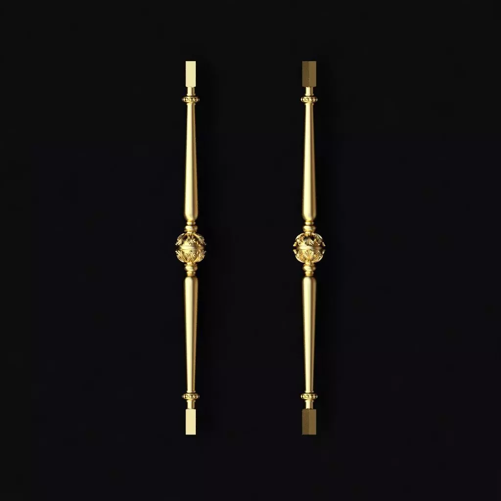 antique baluster 3D model_0