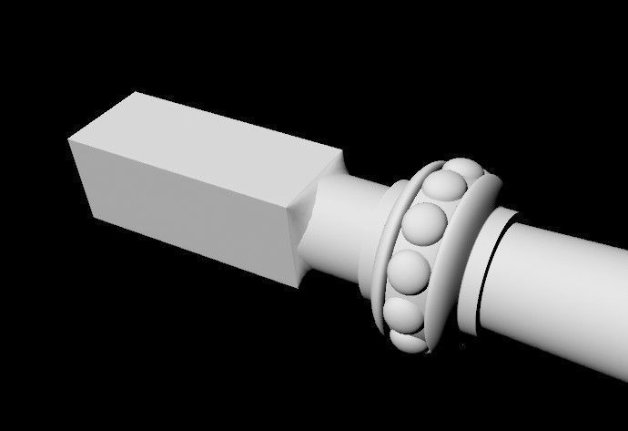 antique baluster 3D model_4