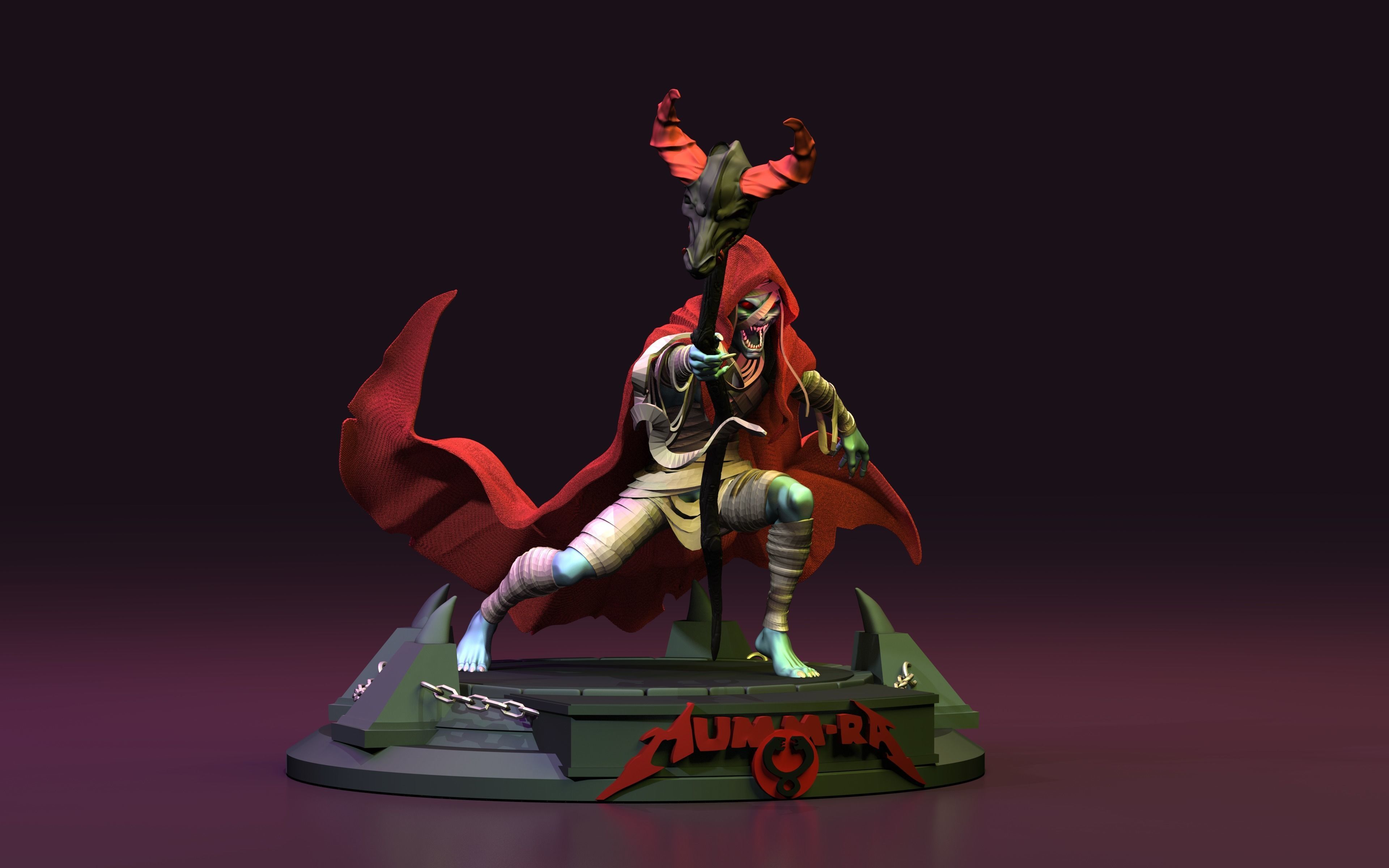 MummRa Wang Sorcerer from Thundercats STL files for 3d printing 3D print model_2