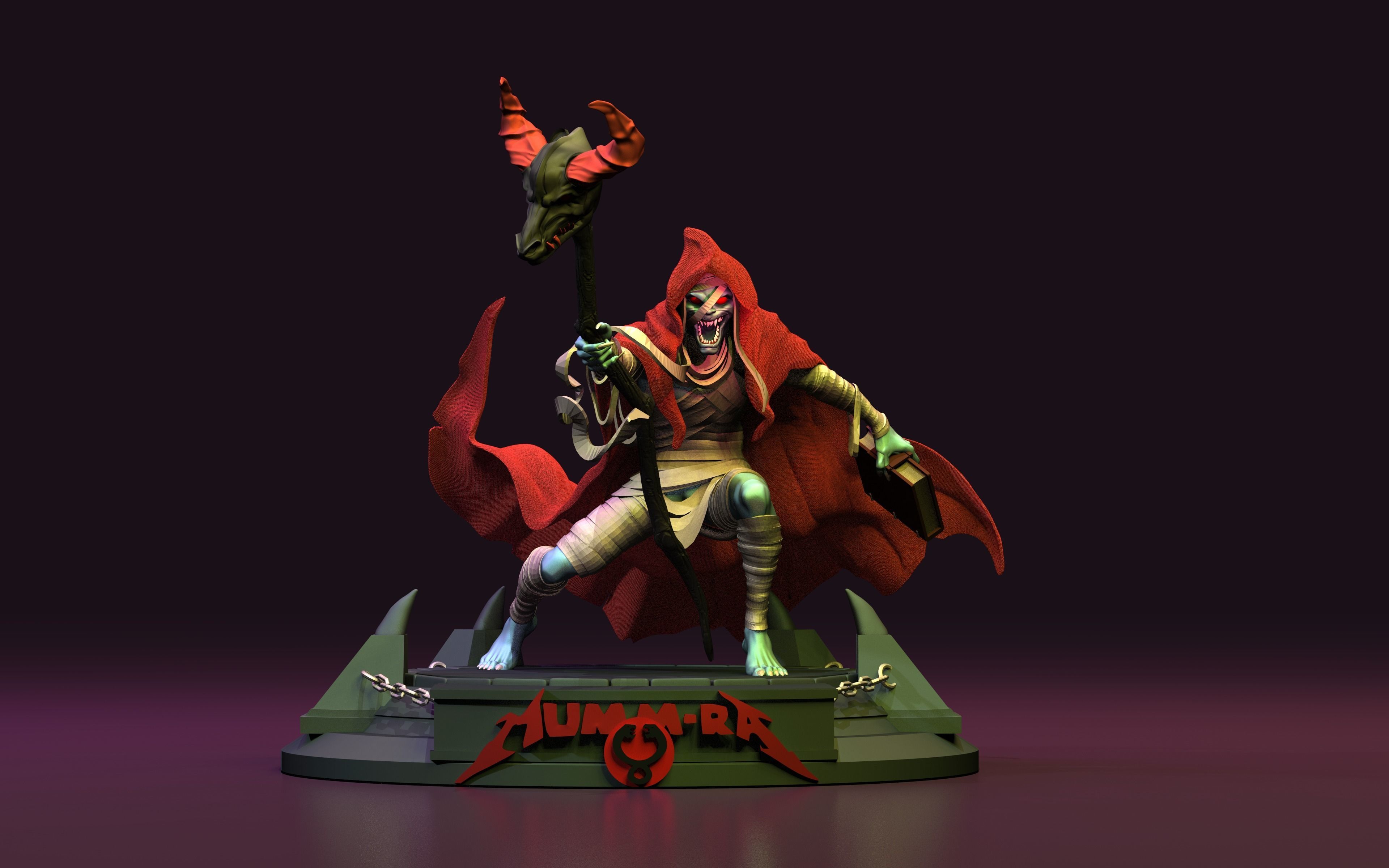 MummRa Wang Sorcerer from Thundercats STL files for 3d printing 3D print model_4