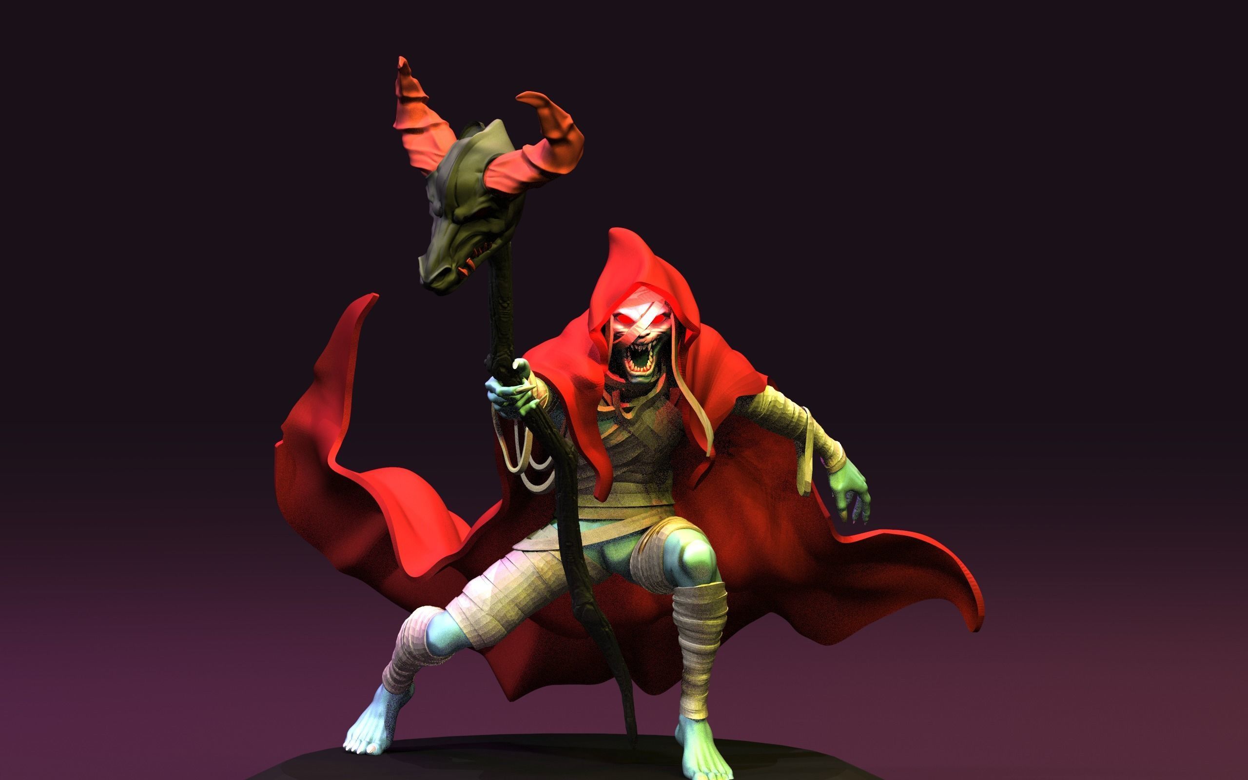 MummRa Wang Sorcerer from Thundercats STL files for 3d printing 3D print model_6