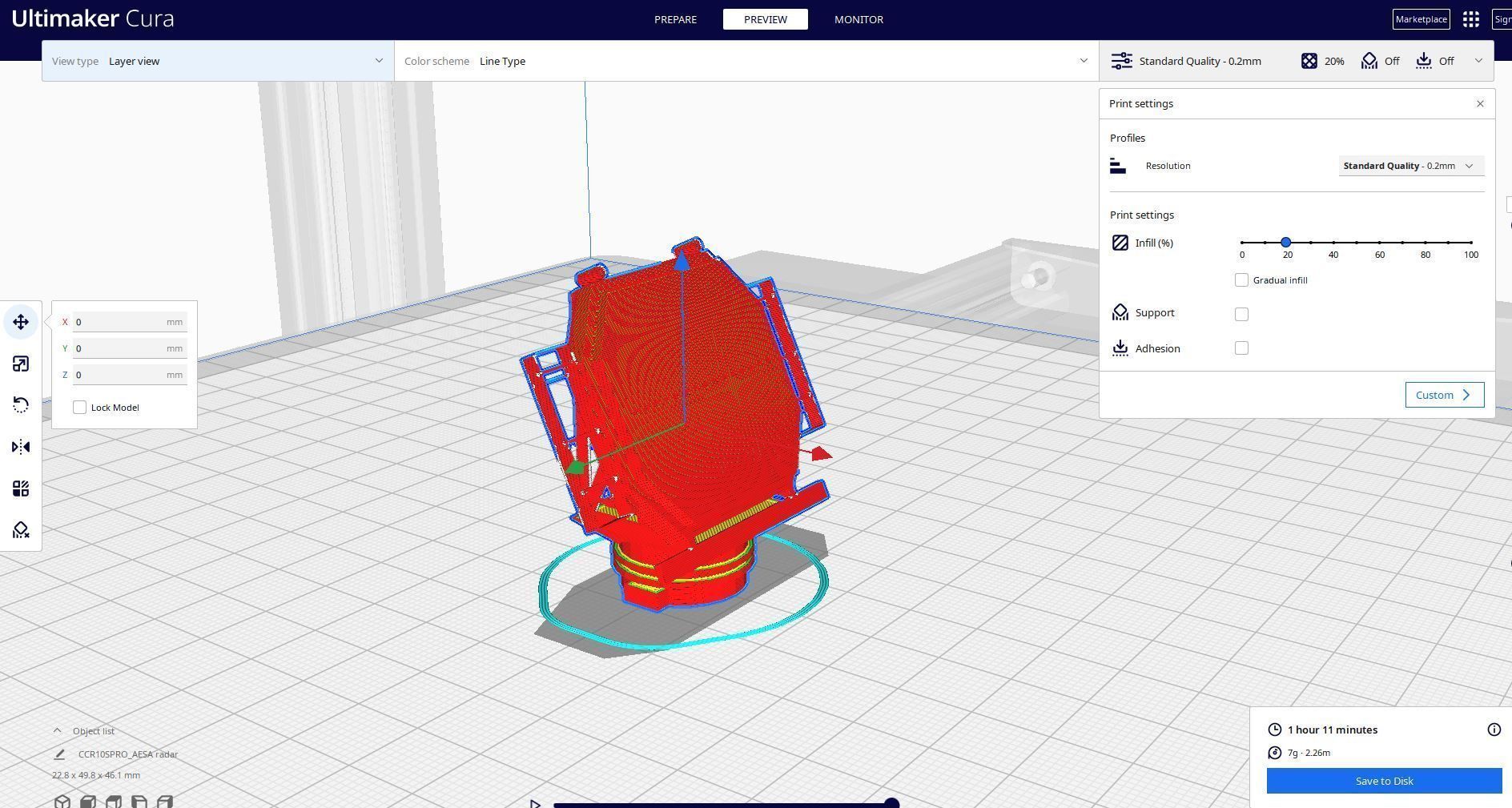 Aesa Radar Ship 3D print model_1