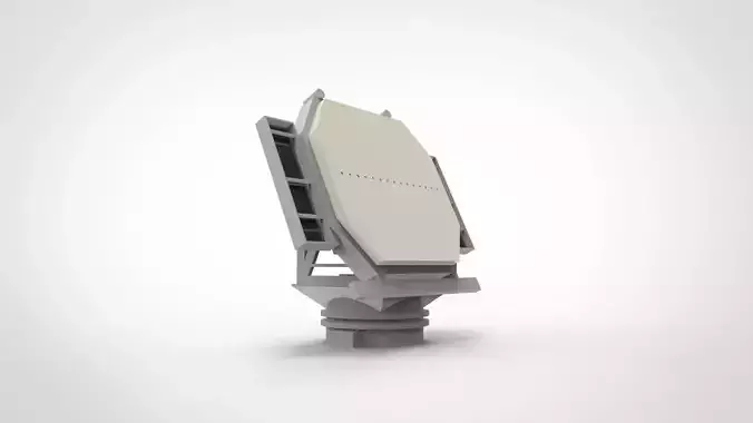 Aesa Radar Ship 3D print model