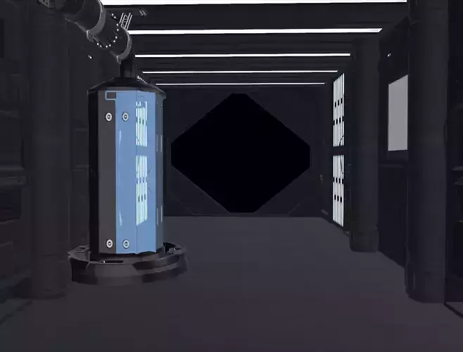 Sci-Fi Cryo Chamber 3D model