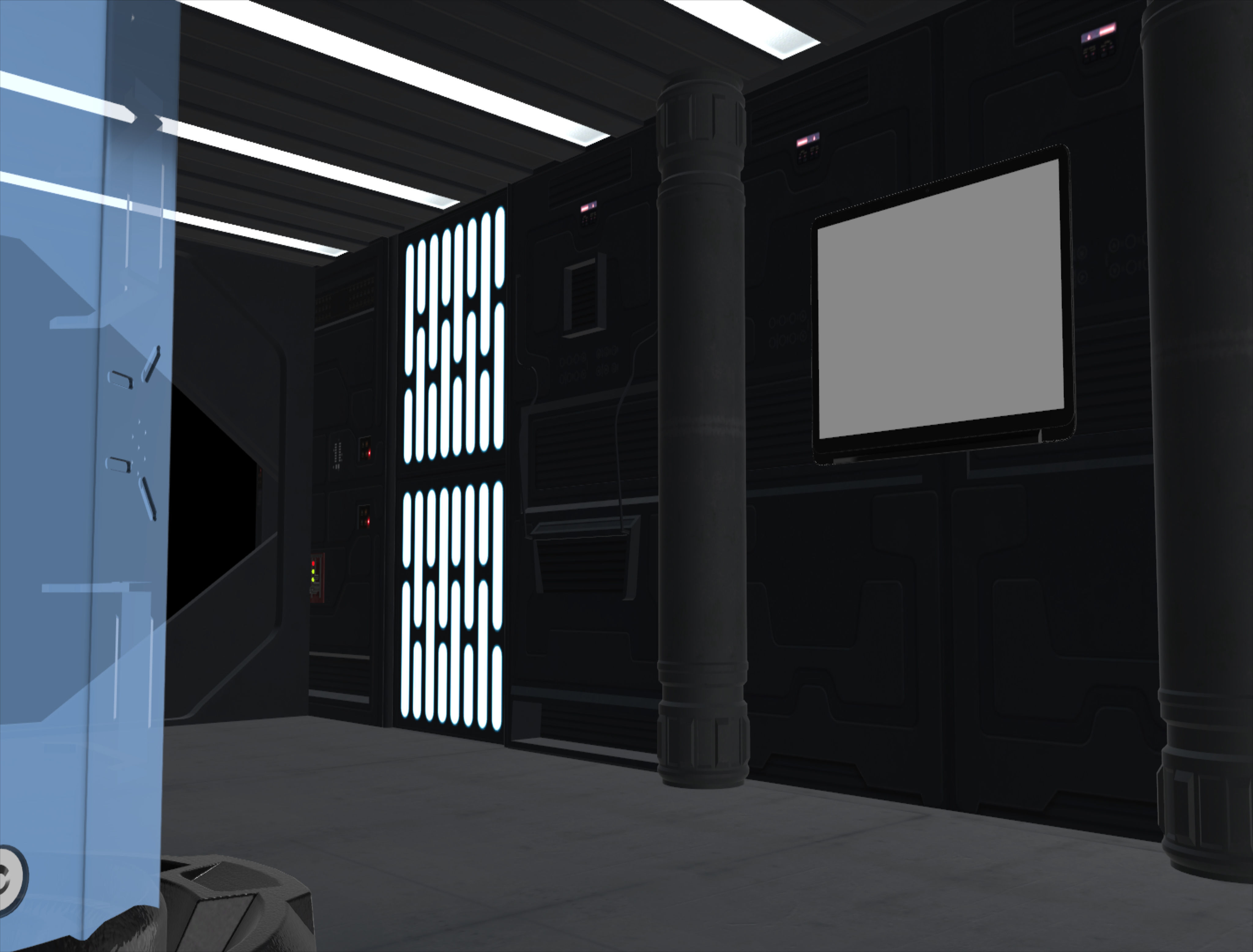 Sci-Fi Cryo Chamber 3D model_2