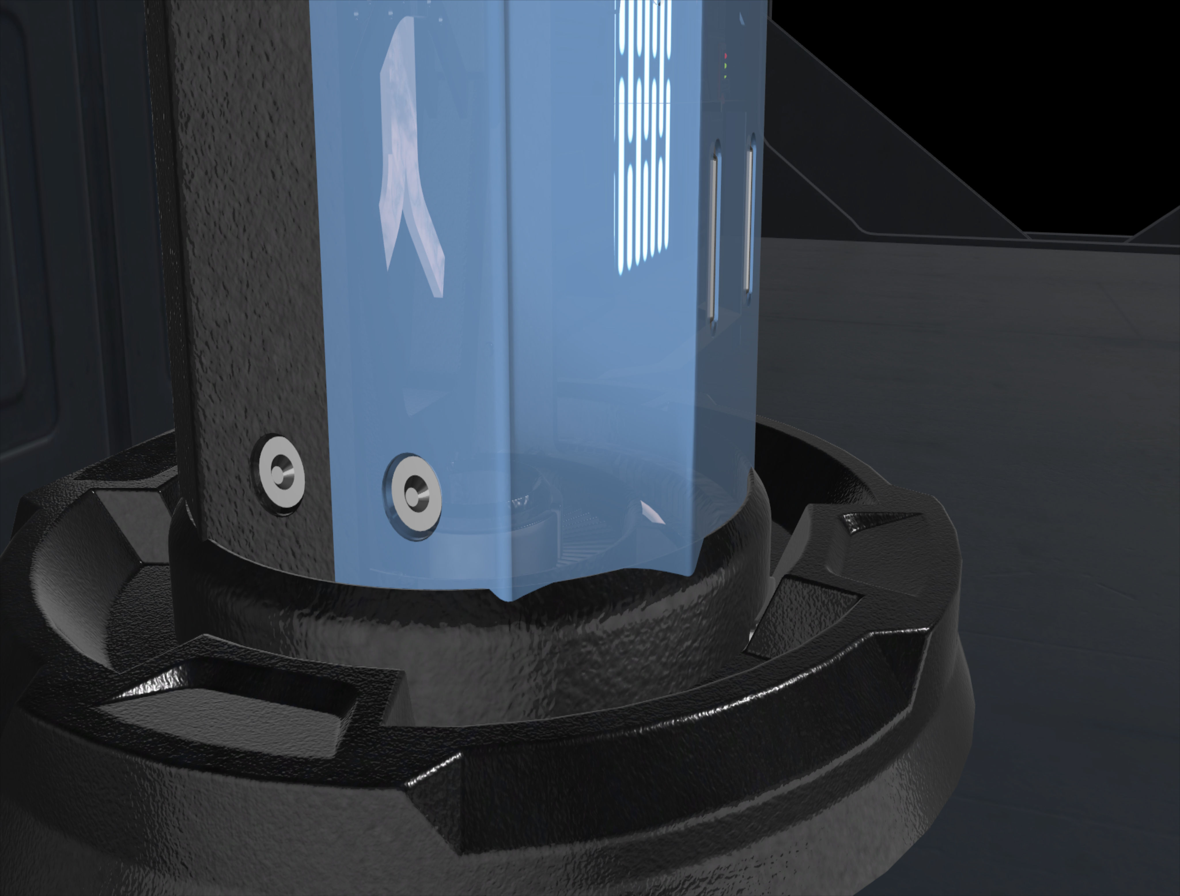 Sci-Fi Cryo Chamber 3D model_1