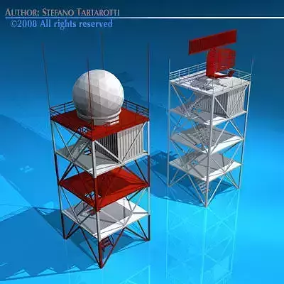 Airport radar towers