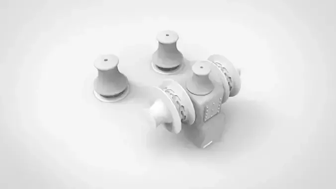 Yacht windlass 3D print model
