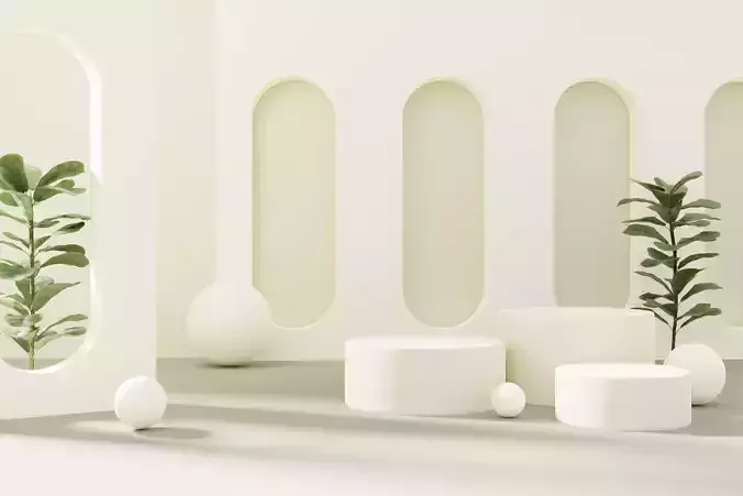 Minimal podium for product presentation