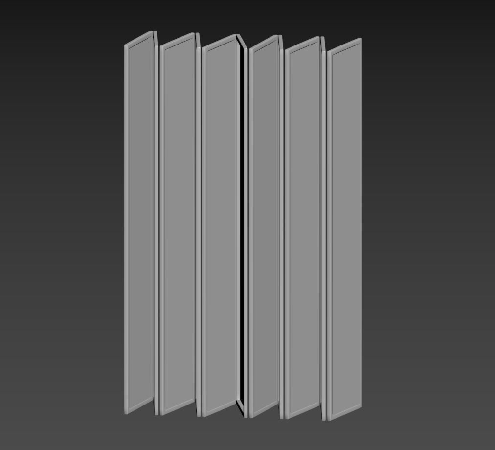 folding door Free 3D model_3