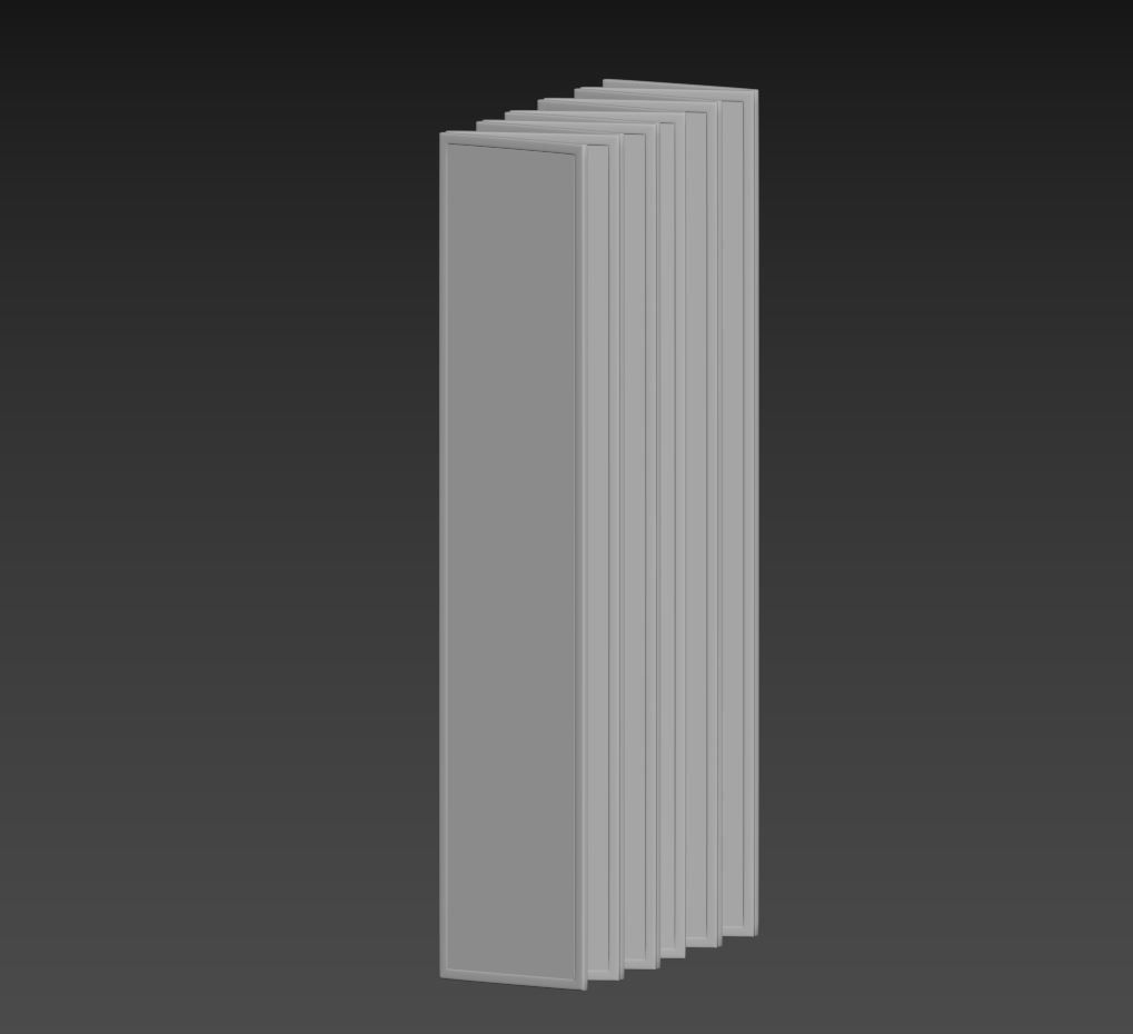 folding door Free 3D model_1