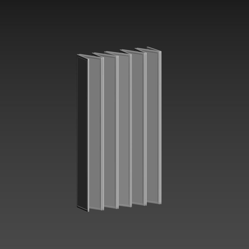 folding door Free 3D model_4