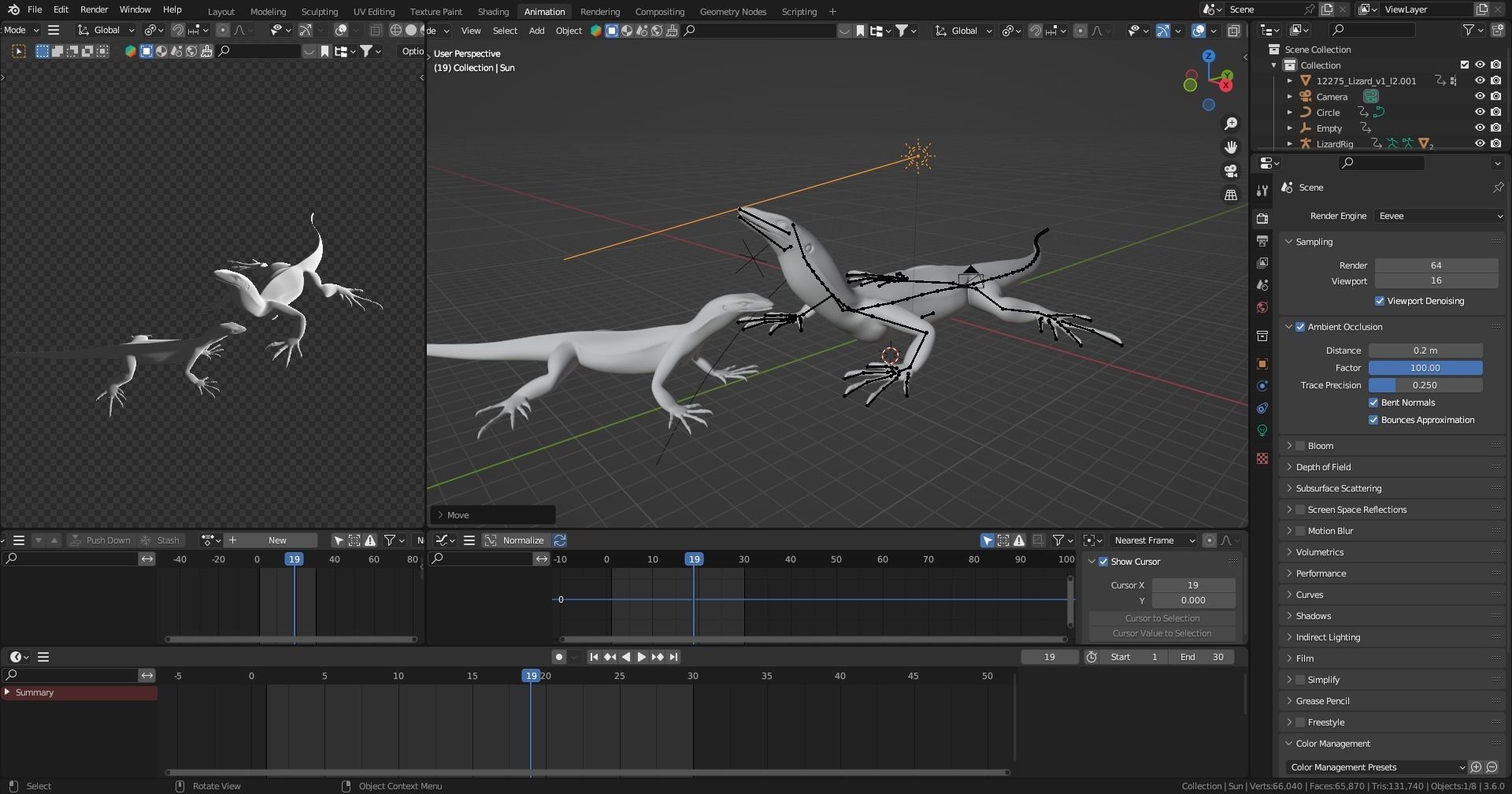 Animation Sequence Preset Loops Low-poly 3D model_11