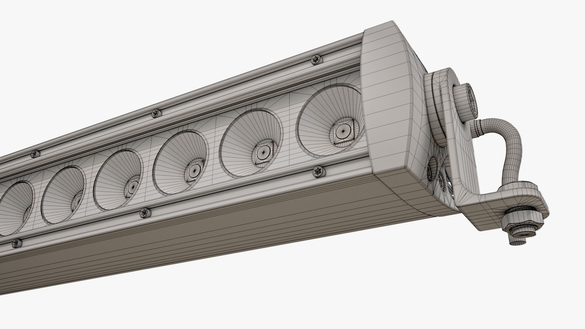 Large LED Light Bar V2 3D model_16