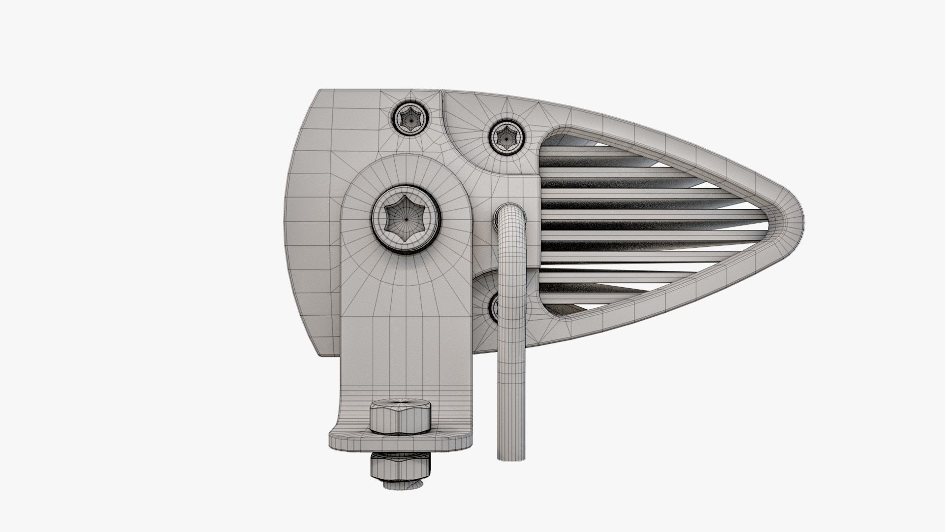 Large LED Light Bar V2 3D model_14