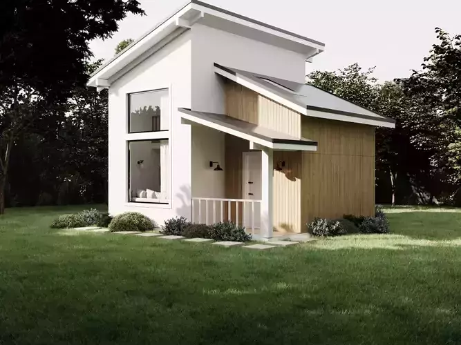 Cabin House by FGM 3D model