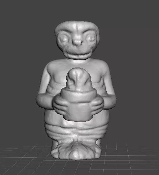 ET WITH ICE CREAM 1982 PVC PLASTIC GASHAPON TOY FIGURE ALIEN 3D print model_0