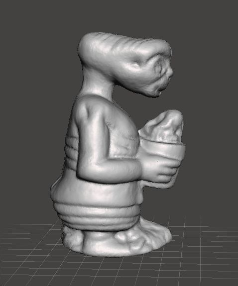 ET WITH ICE CREAM 1982 PVC PLASTIC GASHAPON TOY FIGURE ALIEN 3D print model_3