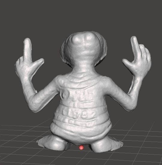 ET 1982 PVC PLASTIC GASHAPON TOY FIGURE ALIEN 80s 3D print model_2