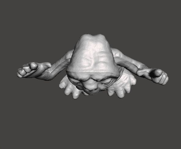 ET 1982 PVC PLASTIC GASHAPON TOY FIGURE ALIEN 80s 3D print model_4