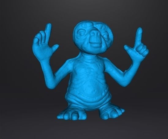 ET 1982 PVC PLASTIC GASHAPON TOY FIGURE ALIEN 80s 3D print model_5