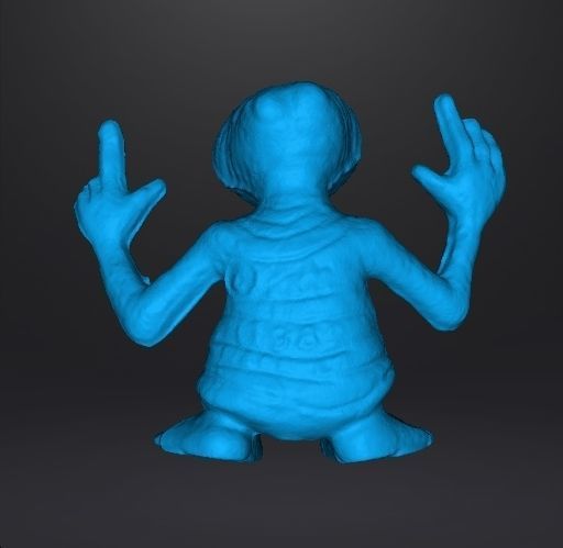 ET 1982 PVC PLASTIC GASHAPON TOY FIGURE ALIEN 80s 3D print model_6