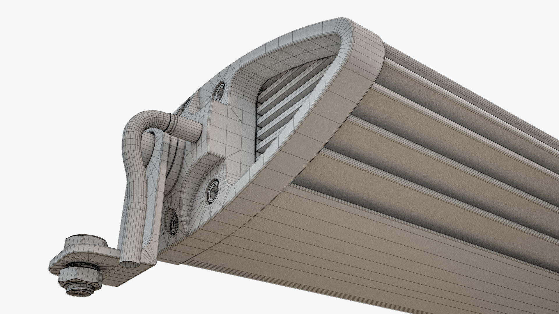 Medium LED Light Bar V2 3D model_17